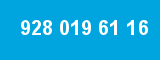 928 019 61 16 928 019 61 16